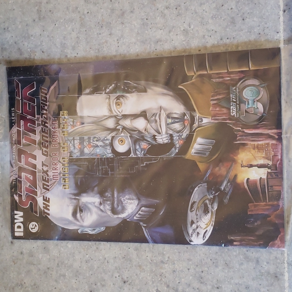 IDW Star Trek The Next Generation Origin Of Data comic book. Lootcrate